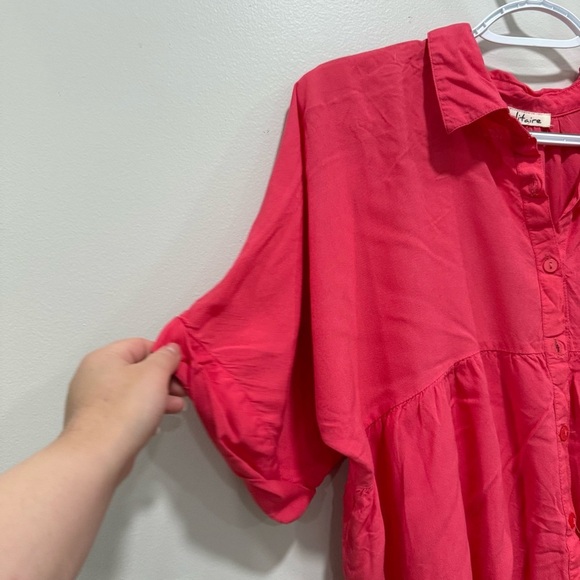 Solitaire boho oversized embroidered blouse - Picture 3 of 9